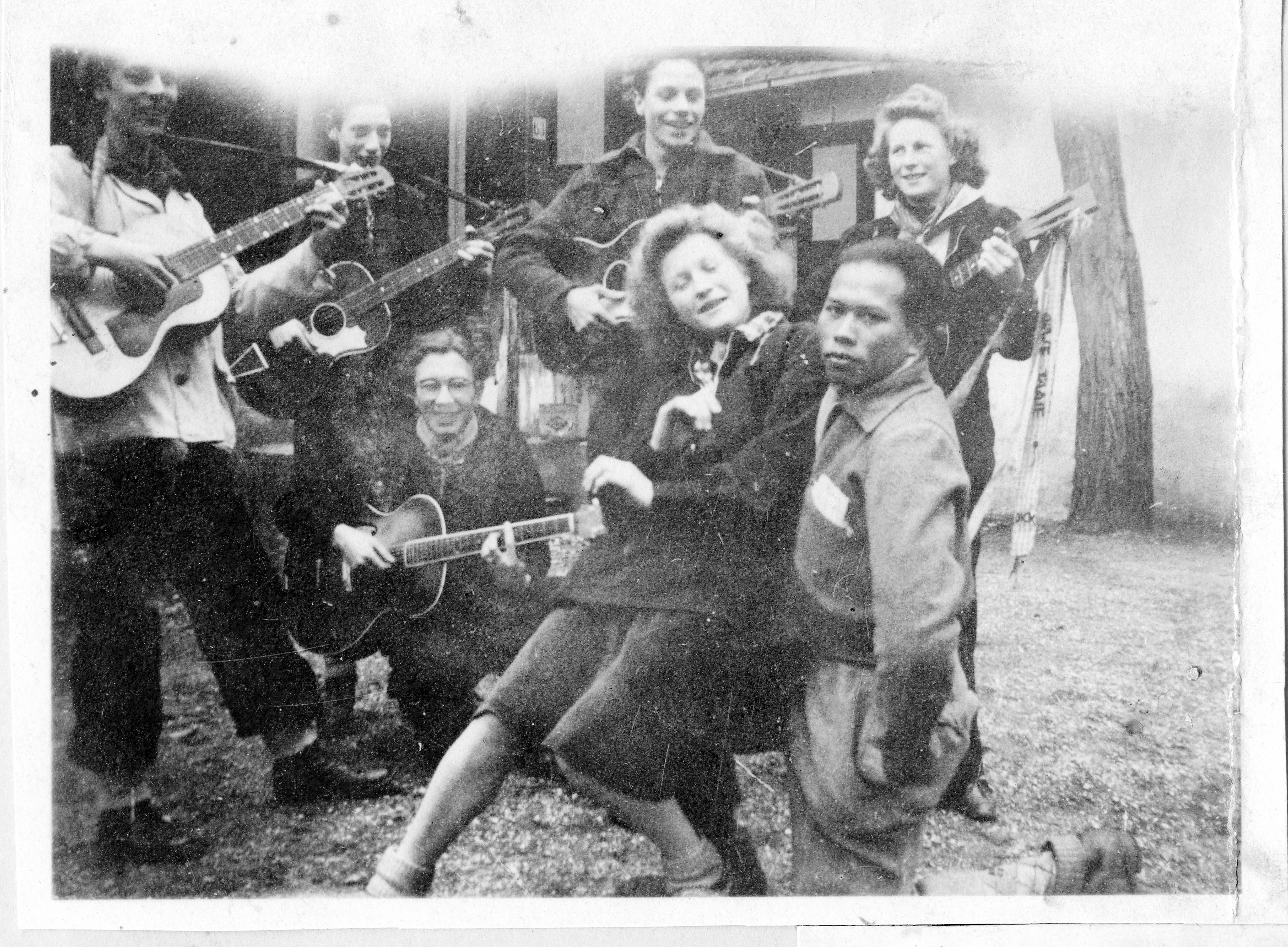 Muziekgezelschap 'Vrolijke Kornuiten', kleine groep