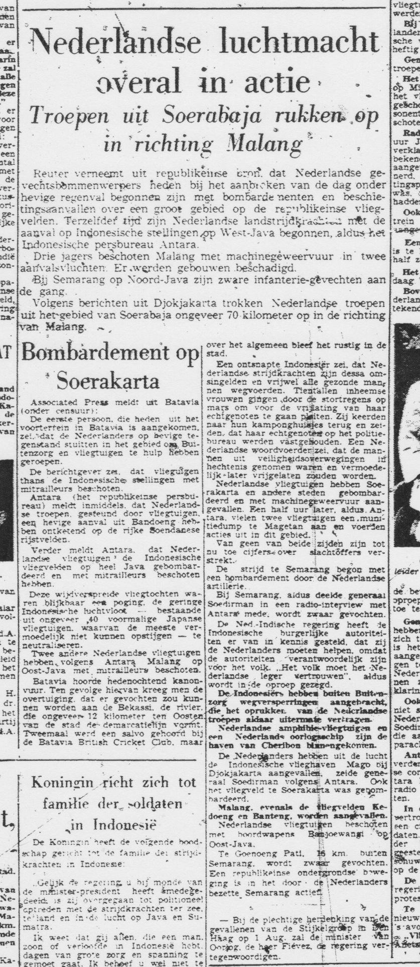 het parool 21 juli 47 art malang